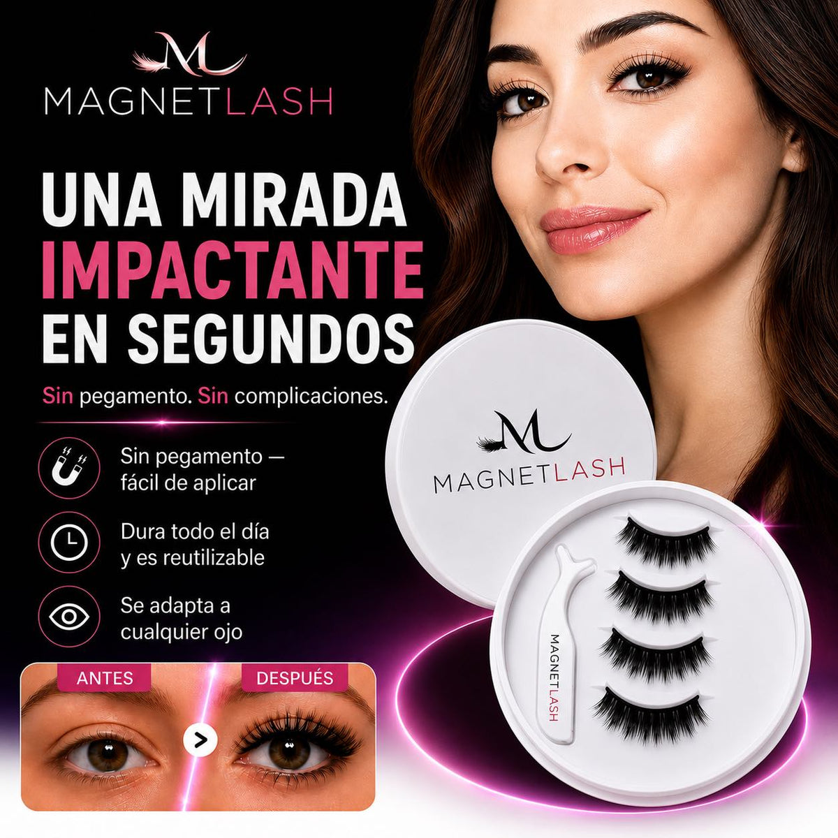 Pestañas Magnéticas MagnetLash