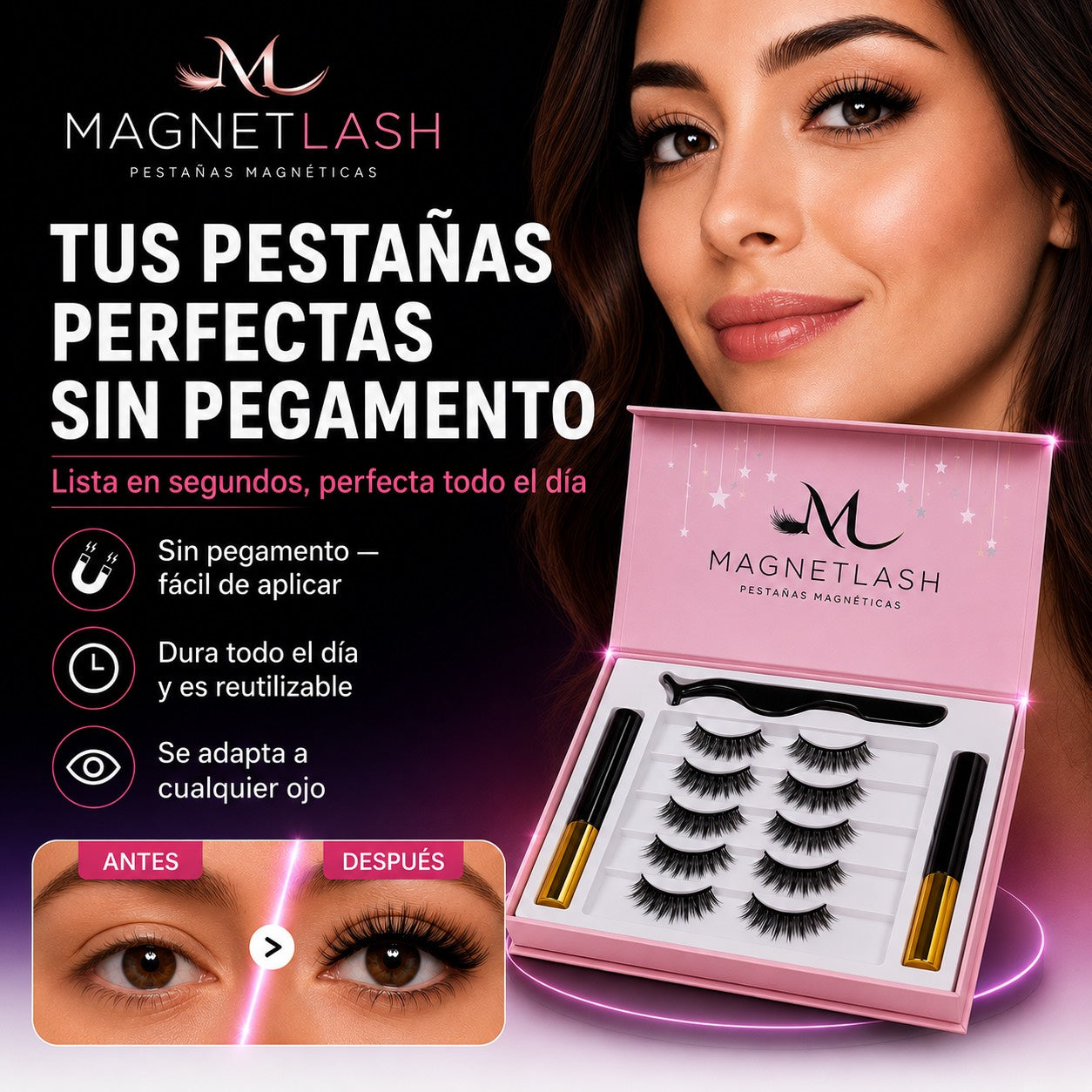 Pestañas Magnéticas MagnetLash